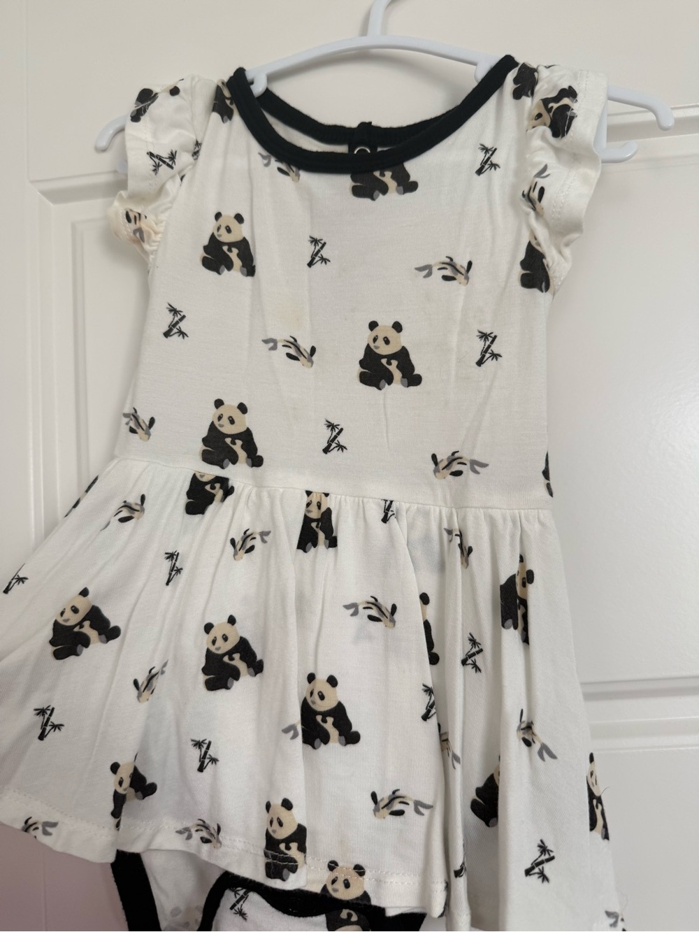 Kyte BABY Zen twirl bodysuit dress